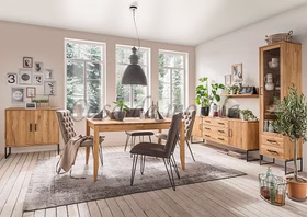 Esstisch 140x76x90cm MIDO Eiche massiv geölt Massivholz Tisch MIDO 140x76x90cm Eiche massiv natur geölt Casa de mobila Goslar
