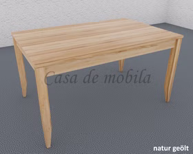 Esstisch 140x76x90cm MIDO Eiche massiv geölt Esstisch MIDO 140x76x90cm Eiche massiv natur geölt Casa de mobila Goslar