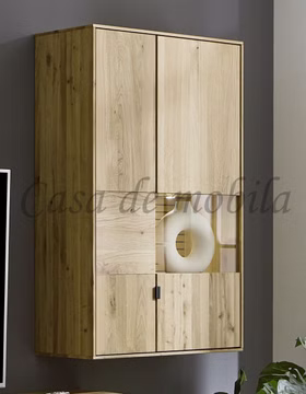 Hängeschrank FÖHR 93x135x40cm Wildeiche massiv Roheffekt geölt Casa de mobila Goslar Hängeschrank FÖHR 93x135x40cm Wildeiche massiv Roheffekt geölt Casa de mobila Goslar