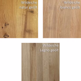 Holzmuster WINDSOR Eiche massiv natur geölt oder bianco geölt