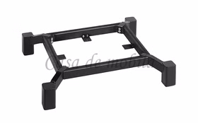 Gestell für schmale Kommode mit Schubfächern WALK IN Metall M9 schwarz lackiert Gestell für Schubladenkommode WALK IN Metall M9 schwarz lackiert