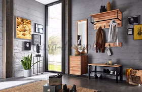 Hängekommode 3 Schubladen 46x62x42cm WALK IN Kernbuche geölt Massivholz Hängeschrank mit 3 Schubladen WALK IN 46x62x42cm Kernbuche massiv natur geölt Casademobila Goslar