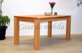Tisch ausziehbar ab 140 bis 240 cm Ideal Kernbuche massiv Natur geölt Casa de mobila Goslar