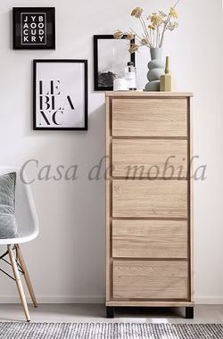 Wäschekommode 47x122x42cm RÖDVIG Eichenholz natur geölt mit Metallbeine schwarz Wäschekommode 47x122x42cm RÖDVIG Eiche massiv natur geölt mit Metallbeine schwarz Casa de mobila Goslar