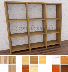 raumteiler regal CONTRA 136x123x33cm Kiefer Buche Eiche massiv natur oder Bianco geölt Casa de mobila Goslar