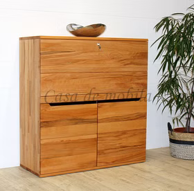 Sekretaer-ameno-home-office-kernbuche-massiv16.jpg Massivholz Büroschrank 120x127x47cm AMENO Kernbuche massiv geölt mit Beleuchtung & USB Casa de mobila Goslar