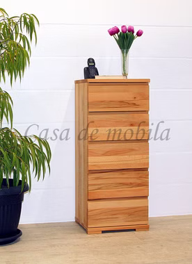 Massivholz Schubladenkommode schmal ALTONA 50x110x40cm Kernbuche massiv natur geölt Casa de mobila Goslar Massivholz Schubladenkommode schmal ALTONA 50x110x40cm Kernbuche massiv natur geölt Casa de mobila Goslar