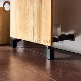 Garderobe Metallbeine M9, 46x177cm WALK IN Wildeiche geölt WALKIN Metallbeine M9 Casa de mobila Goslar