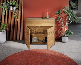 Kommode II 100x89x40cm OKER Wildeiche Natur geölt kommode 2-türig OKER 100x89x40cm Wildeiche massiv geölt Casa de mobila Goslar