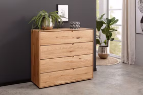 Schubladenschrank breit Gose 100x91x40cm eiche massiv natur geölt Schubladenschrank breit Gose 100x91x40cm Asteiche massiv natur geölt Casa de mobila Goslar