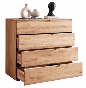 Schubkastenkommode breit Gose 100x91x40cm eichenholz massiv natur geölt Schubkastenkommode breit Gose 100x91x40cm Asteiche massiv natur geölt Casa de mobila Goslar