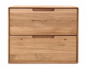 Nachtkommode I mit 2 Schubladen 51x45x40cm GOSE Wildeiche massiv geölt Massivholz Nachtschrank mit 2 schubladen 51x45x40cm GOSE Wildeiche massiv natur geölt Casa de mobila Goslar
