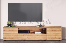 TV-Lowboard 2 Türen 1 Schublade 200x47x40cm GOSE Wildeiche massiv geölt Massivholz TV-Lowboard breit 2 Türen 200x47x40cm GOSE Wildeiche massiv natur geölt Casa de mobila Goslar