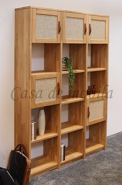 Regal-Wildeiche-massiv-bianco-geoelt-Contra-5-Projekt956-61-R1braun-2.jpg Massivholz regal raumteiler mit Holztüren Wiener Geflecht CONTRA 136x199x33cm Eiche massiv weiß bianco geölt Casa de mobila Goslar