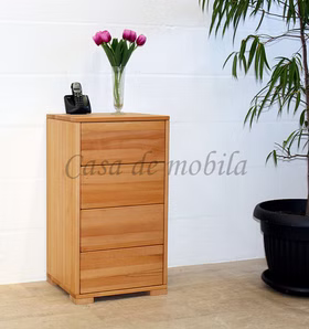 Kommode 4 Schubladen Holzfüße 46x84x42cm WALK IN Kernbuche massiv geölt Massivholz Telefonkommode mit 4 Schubladen Holzfüße 46x84x42cm WALK IN Kernbuche massiv geölt Casa de mobila Goslar