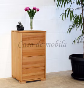 Kommode 4 Schubladen Holzfüße 46x84x42cm WALK IN Kernbuche massiv geölt nachtkommode boxspringbett mit 4 Schubladen Holzfüße 46x84x42cm WALK IN Kernbuche massiv geölt Casa de mobila Goslar