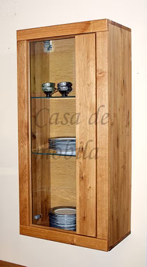 Haengevitrine-Wildeiche-massiv-geoelt-Horizont-414144-WE-EH.jpg Hängevitrine rechts HORIZONT 58x122x35cm Wildeiche massiv natur geölt Casa de mobila Goslar