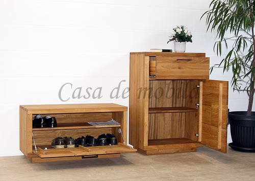 Dielen-Set 2teilig WINDSOR Eiche massiv geölt Dielen-Set WINDSOR 2teilig Eiche massiv natur oder bianco geölt mit Hirnholz Casa de mobila Goslar