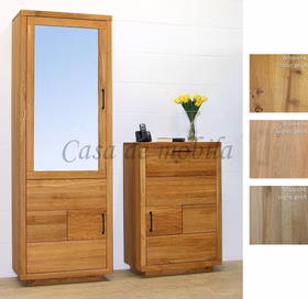 Dielen-Set 2teilig WINDSOR Eiche massiv geölt Massivholz Dielen-Set WINDSOR 2teilig Eiche massiv natur oder bianco geölt Casa de mobila Goslar