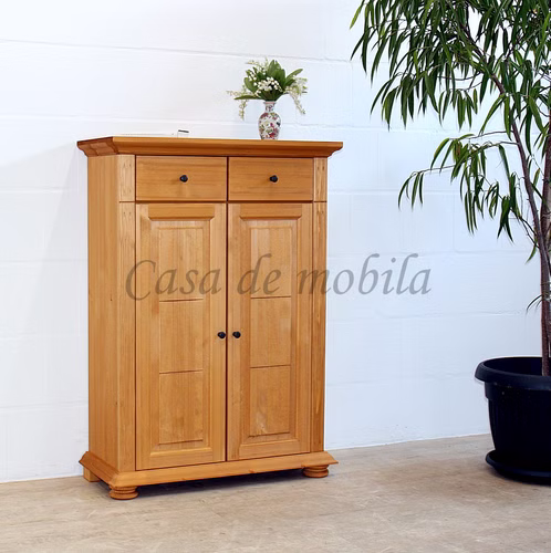 Schuhschrank 86x120x37cm MONA Landhaus Fichte gelaugt geölt