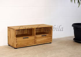 TV-Lowboard 90x36x32cm MIDO Eiche massiv geölt TV-Lowboard klein, geringe tiefe MIDO 90x36x32cm Eiche massiv natur geölt Casa de mobila Goslar