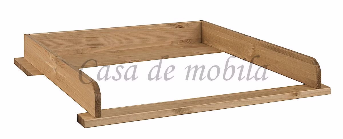 Wickelkommode 91x97x72cm SOLVITA Kiefer massiv Wickelaufsatz Kiefer massiv gelaugt geölt Casa de mobila Goslar
