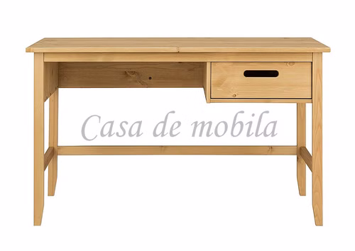 Schreibtisch 125x75x55cm SOLVITA Kiefer massiv gelaugt geölt Schreibtisch SOLVITA 125x75x55cm Kiefer massiv gelaugt geölt Casa de mobila Goslar