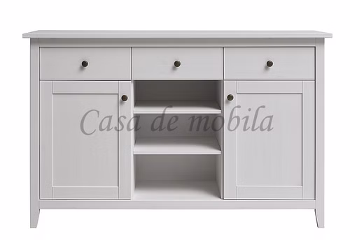 Kommode 144x91x40 cm SOLVITA 2-türig Kiefernholz weiß gewachst Kommode 144x91x40 cm SOLVITA 2-türig Kiefernholz weiß gewachst Casa de mobila Goslar