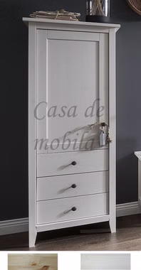 Highboard 58x150x40cm SOLVITA 1türig Kiefer massiv Highboard SOLVITA 58x150x40cm 1 türig Kiefer massiv gelaugt geölt oder weiß Casa de mobila Goslar