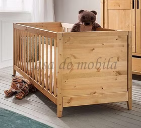 Babyzimmer Set komplett 3teilig SOLVITA Kiefer massiv Babymöbel Gitterbett SOLVITA Kiefer massiv gelaugt geölt Casa de mobila Goslar