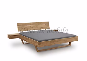 Hänge-Nachtkonsole 48x16x33cm DOINA Wildeiche geölt nachtkommode hängend mit Schublade DOINA 48x16x33cm Wildeiche massiv natur Livos geölt Casa de mobila Goslar