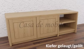 TV-schrank mit 2 Holztüren CONTRA 134x46x46cm kiefernholz gelaugt geölt TV-schrank mit 2 Holztüren CONTRA 134x46x46cm kiefer massiv gelaugt geölt Casa de mobila Goslar