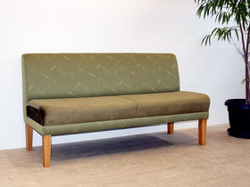 Tischsofa Barnickel Seattle grün, Holzbeine Eiche natur Küchensofa grün Seattle Barnickel Eiche natur, 176cm breit Barnickel Seattle