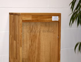 Hängevitrine 46x68x32cm MIDO Massivholz geölt Mido hängeschrank aufhängen mit holz schiene Casa de mobila Goslar