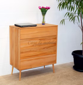 Schubladenschrank mit Holzfüßen WALK IN 90x104x42cm Kernbuche massiv natur geölt Casa de mobila Goslar Schubladenschrank mit Holzfüßen WALK IN 90x104x42cm Kernbuche massiv natur geölt Casa de mobila Goslar