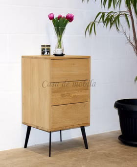Telefonschrank mit 3 Schubladen WALK IN 46x85x42cm, höhe Metallbeine Wildeiche massiv bianco geölt Casa de mobila Goslar Telefonschrank mit 3 Schubladen WALK IN 46x85x42cm, höhe Metallbeine Wildeiche massiv bianco geölt Casa de mobila Goslar