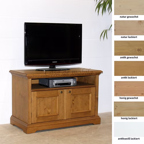 TV-Kommode 100x65x50cm VICTORIA Fichte massiv TV-Kommode VICTORIA 100x65x50cm Landhaus Fichte massiv Casa de mobila Goslar