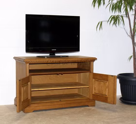 Fernsehschrank Victoria 100x65x50cm Landhaus Fichte massiv antik gewachst Casa de mobila Goslar