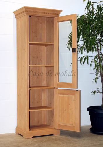 Vitrine 64x190x44cm VICTORIA Fichte massiv