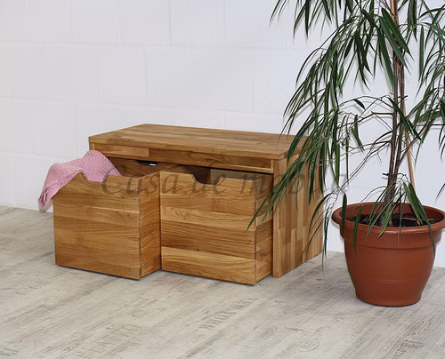 Dielenmöbel-Set 4teilig komplett GOMMA Wildeiche natur geölt