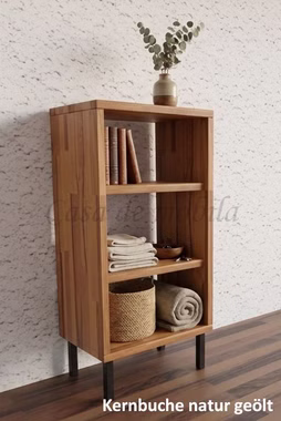 drucker regal hoch mit metallbeine CONTRA 47x102x33cm buchenholz massiv natur geölt Casa de mobila Goslar drucker regal hoch mit metallbeine CONTRA 47x102x33cm kernbuche massiv natur geölt Casa de mobila Goslar