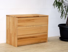 Massivholz Schubkastenkommode CONTRA 89x65x46cm Kernbuche massiv natur geölt Casa de mobila Goslar Massivholz Schubkastenkommode CONTRA 89x65x46cm Kernbuche massiv natur geölt Casa de mobila Goslar