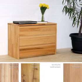 Massivholz Schubladenkommode CONTRA 89x65x46cm kernbuche,wildeiche massiv natur oder bianco geölt Casa de mobila Goslar Massivholz Schubladenkommode CONTRA 89x65x46cm kernbuche,wildeiche massiv natur oder bianco geölt Casa de mobila Goslar