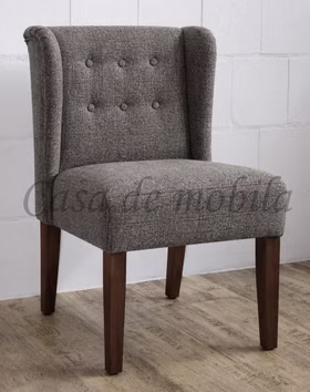 Esszimmerstuhl gepolstert WIRSBERG 55x90x65cm Velours grau Holzbeine Buche lackiert Polsterstuhl WIRSBERG 55x90x65cm Velours anthrazit Holzbeine Buche nussbaum lackiert