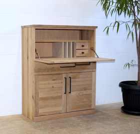 Echtholz Büroschrank 88x114x40cm PALERMO Wildeiche bianco geölt in Goslar bei Casa de mobila Echtholz Büroschrank 88x114x40cm PALERMO Wildeiche bianco geölt in Goslar bei Casa de mobila
