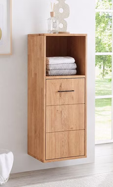 Hängende kommode mit ablage ILSE 40x115x35cm eiche massiv natur geölt Hängende kommode ILSE 40x115x35cm Asteiche massiv natur geölt Casa de mobila Goslar