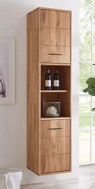 Badmöbel Hochschrank zum Aufhängen ILSE Eichenholz Natur geölt Badmöbel Hochschrank zum Aufhängen ILSE Asteiche massiv Natur geölt Casa de mobila Goslar