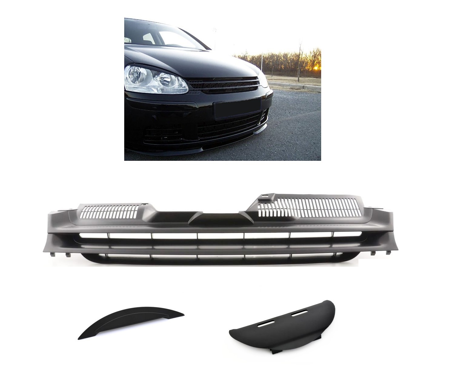Suitable for VW Golf MK5 TDI Badgeless Debadged Sport Front ...