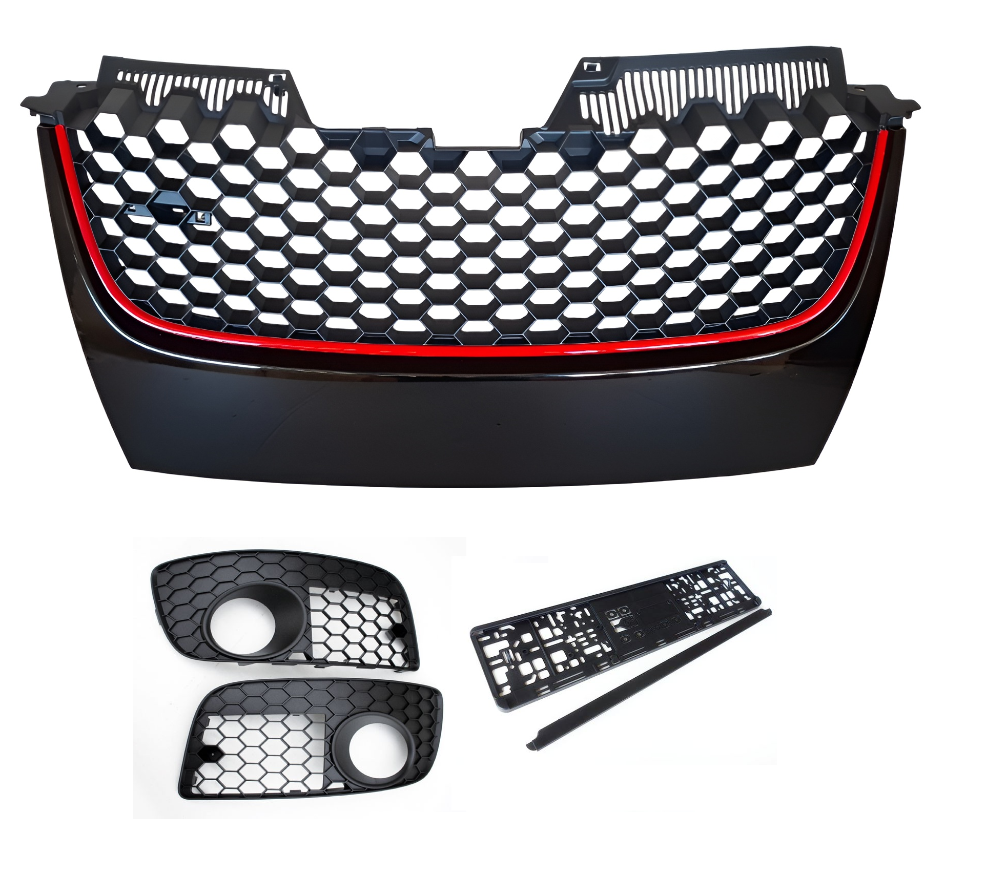 Waben Kühlergrill Lüftungsgitter passend für VW Golf 5 GTI passend für VW Jetta Waben Kühlergrill Lüftungsgitter passend für VW Golf 5 GTI passend für VW Jetta