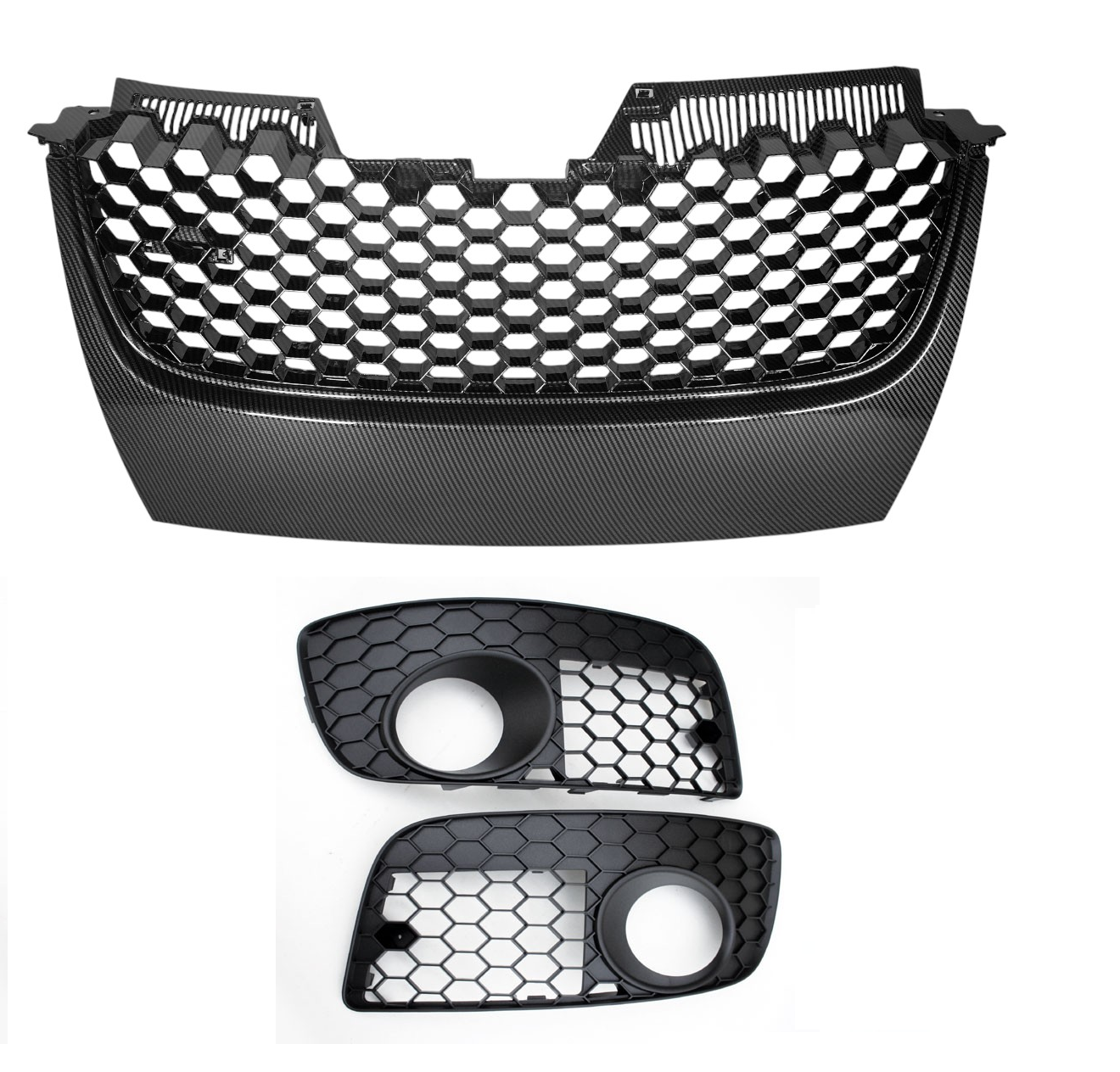 Waben Kühlergrill Lüftungsgitter passend für VW Golf 5 GTI passend für VW Jetta Waben Kühlergrill Lüftungsgitter passend für VW Golf 5 GTI passend für VW Jetta